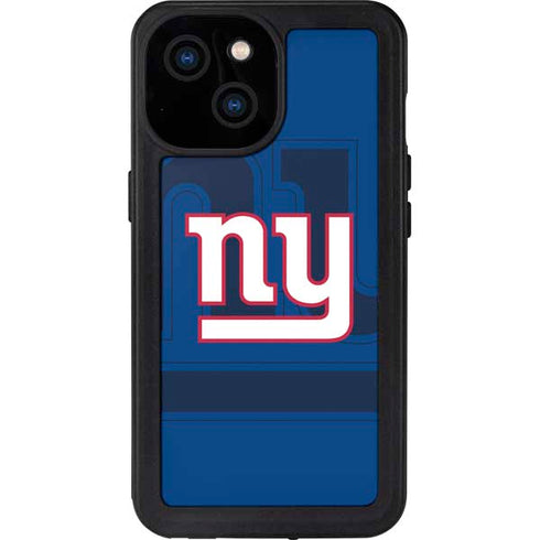 NFL New York Giants Double Vision iPhone 15 Waterproof Case